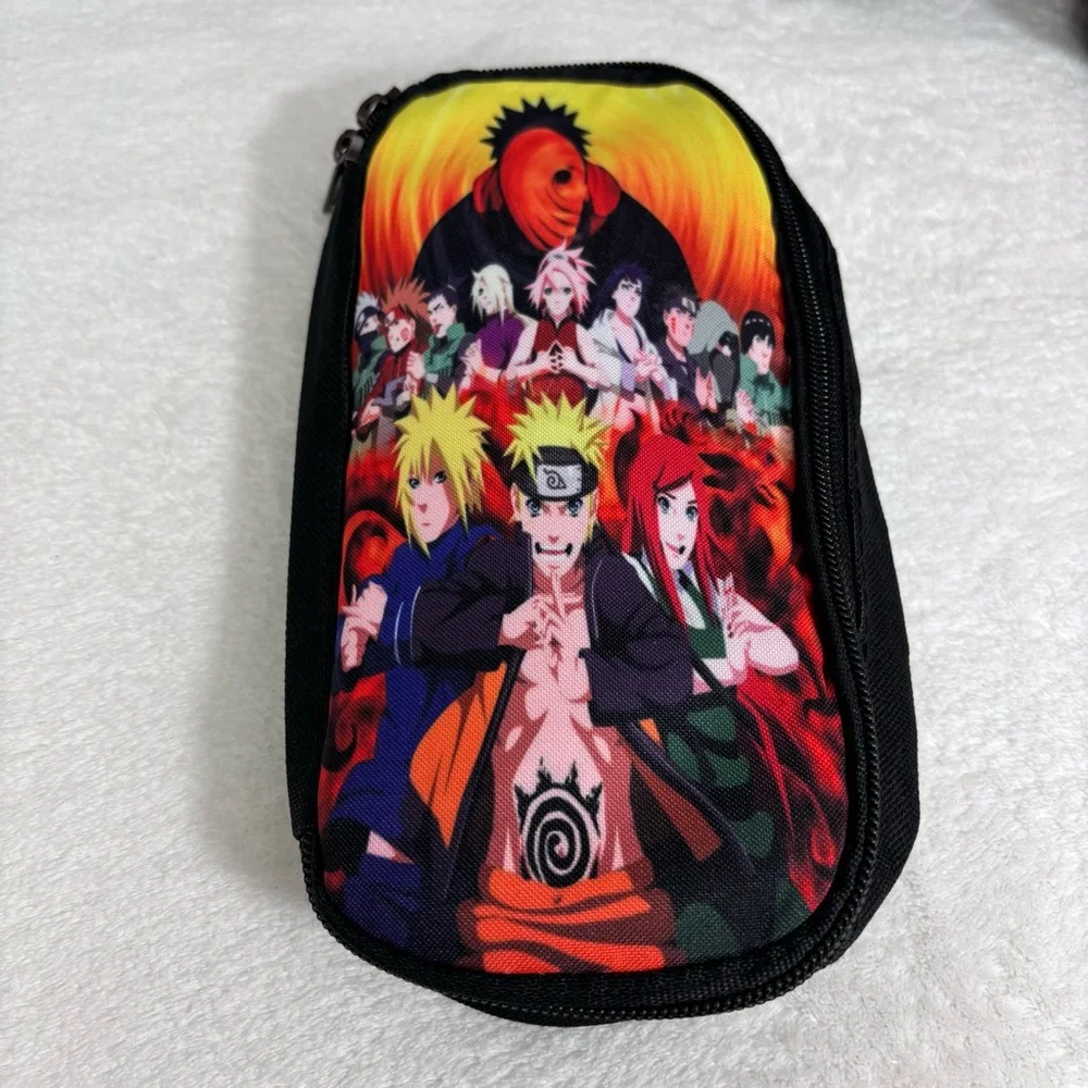 Anime Naruto Shippuden —3‎ in 1-Backpack, Lunch Box Pencil Case—New